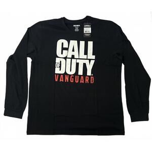 Call of Duty Vanguard Long Sleeve Black T-Shirt Mens 2XL Esports NWT